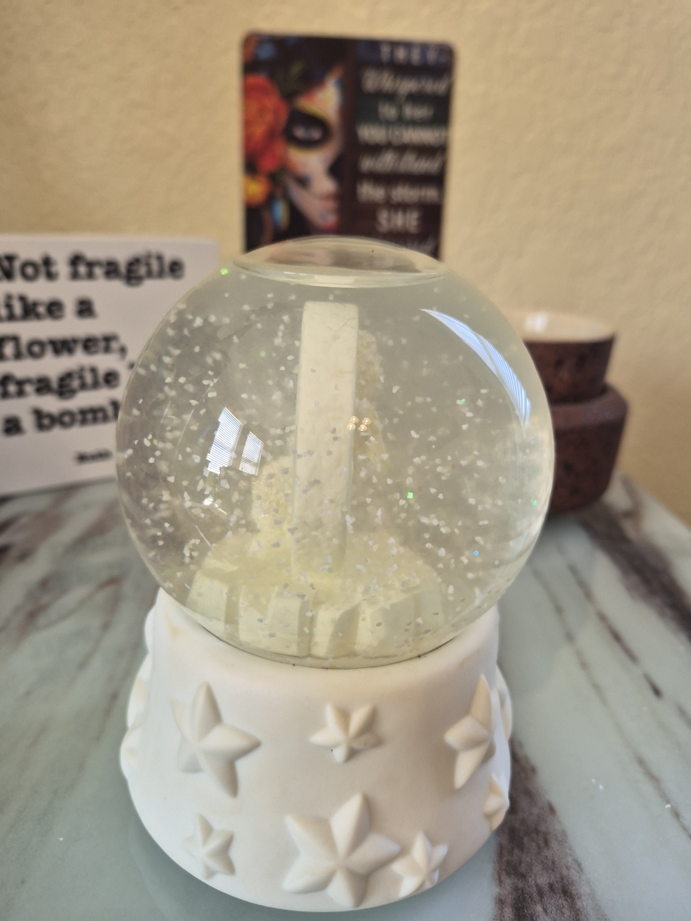 Snownabies "Moon Beams" Water Globe Music Box - Picture 2 of 5